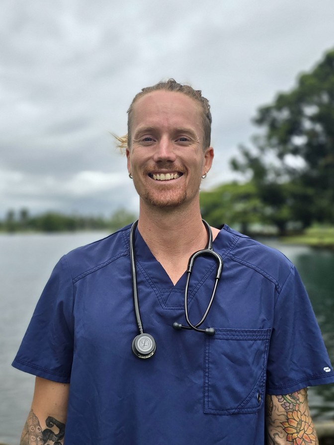 Matthew Eckles, RN, medical travel companion nurse with Island Nurse Companion